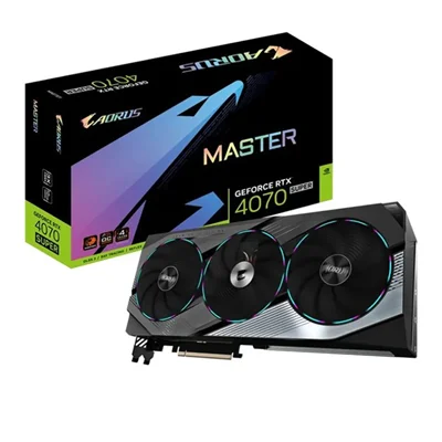 کارت گرافیک گیگابایت مدل AORUS GeForce RTX 4070 SUPER MASTER 12G