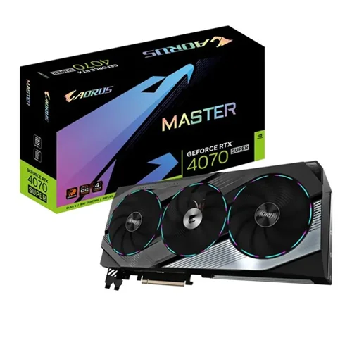 کارت گرافیک گیگابایت مدل AORUS GeForce RTX 4070 SUPER MASTER 12G