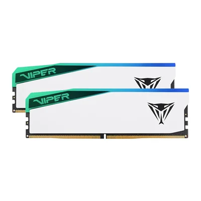 رم دسکتاپ DDR5 دو کاناله 6400 مگاهرتز CL32 پاتریوت مدل Viper Elite 5 RGB ظرفیت 32 گیگابایت