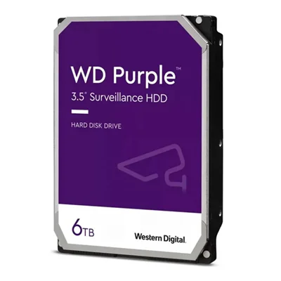 هارد دیسک اینترنال وسترن دیجیتال مدل Purple ظرفیت 6 ترابایت
