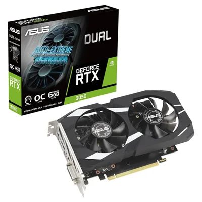 کارت گرافیک ایسوس Dual GeForce RTX 3050 OC Edition 6GB GDDR6